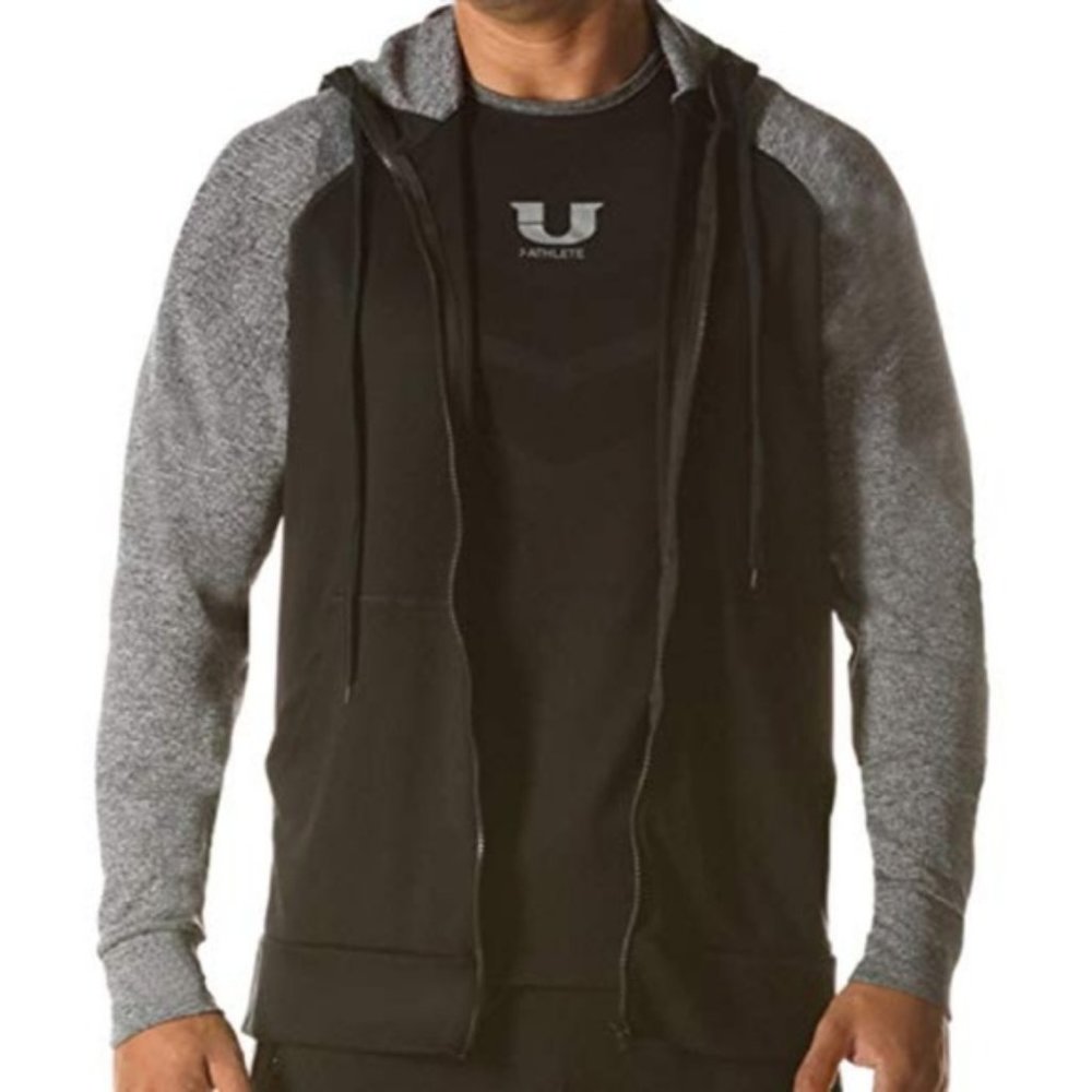 Junk Underjeans Warrior Zip Hoodie Gray XL NEW